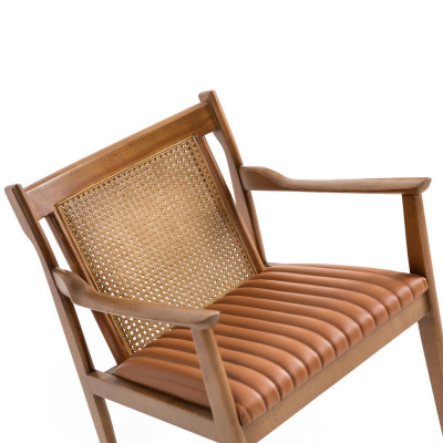 Moderne Holz Armlehnstull Polster Lieder Iesszëmmer Stull Nei Miwwelen