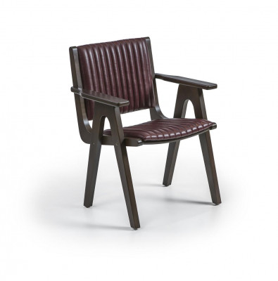 Miwwel Iesszëmmer Design Still mat Armleenen Holz Still Polstersëtz Nei