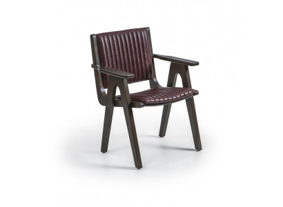 Miwwel Iesszëmmer Design Still mat Armleenen Holz Still Polstersëtz Nei