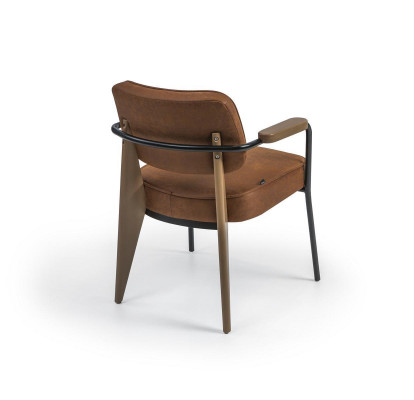 Iesszëmmerstull Luxusstull mat Armleef Designer Neien Ariichtung Armleefstull