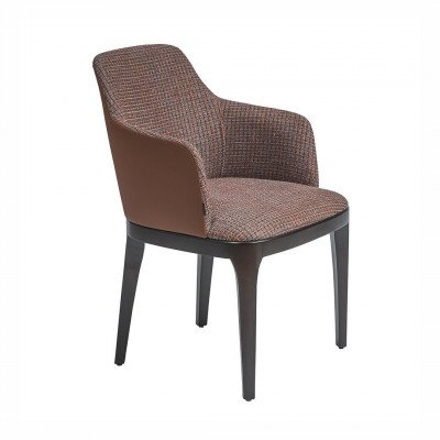 Design Lounge Stull mat Armleef Esszëmmer Gepolstert Still Nei