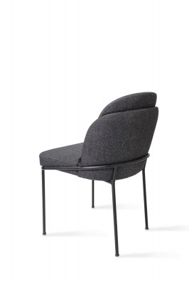 Luxus Gro Stull Iesszëmmer Polster Stoff Miwwelen Neie Designer Still