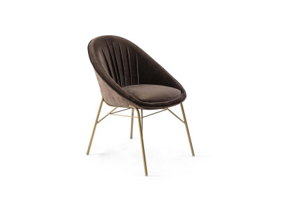 Iesszëmmerstull Luxus Brong Stull Modern Designer Ariichtung Neit Miwwel