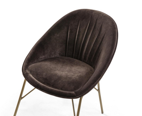 Iesszëmmerstull Luxus Brong Stull Modern Designer Ariichtung Neit Miwwel