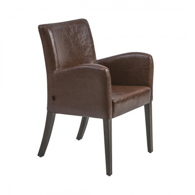 Design Lounge-Stull Iesszëmmer Gepolsterten Stull mat Armleenen Fauteuil Nei