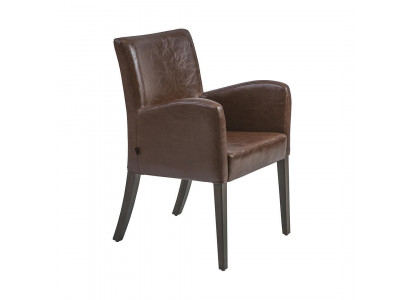 Design Lounge-Stull Iesszëmmer Gepolsterten Stull mat Armleenen Fauteuil Nei