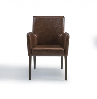 Design Lounge-Stull Iesszëmmer Gepolsterten Stull mat Armleenen Fauteuil Nei