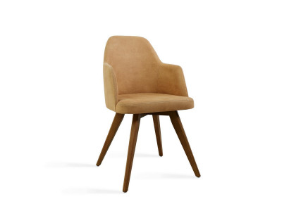 Designer Miwwelstull mat Armleenen Modern Luxus Iesszëmmer Ariichtung