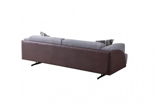 Groue Wunnzëmmer 3-Sëtzegen Luxus Drësëtzer Sofa Polster Couchen