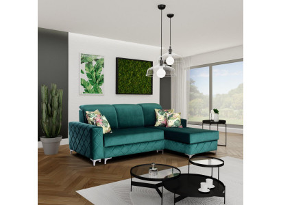 Wunnlandschaft Sofa Sëtz Esk Ecksofa L-Form Italien Sofae Textilsofa Canapé Neit