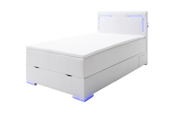 Schlofzëmmer Bett Polster Miwwelen Luxus Ariichtung Nei Modern Design