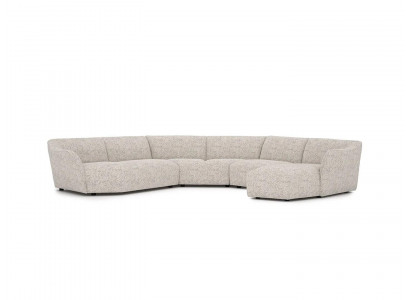 Wunnzëmmer Sofa Canapé U-Form Nei Eckgarnitur Luxus Polstermöbel Ariichtung