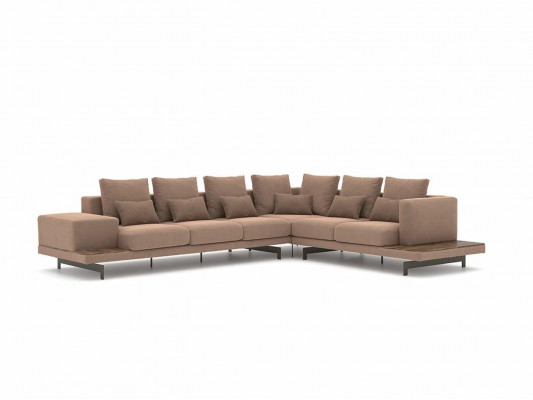 Sofa Couch L-Form Wunnzëmmer Miwwelen Garnitur Luxus Ariichtung Designer Nei
