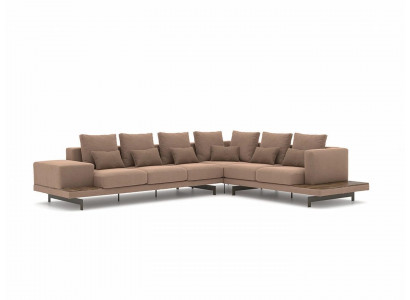 Sofa Couch L-Form Wunnzëmmer Miwwelen Garnitur Luxus Ariichtung Designer Nei