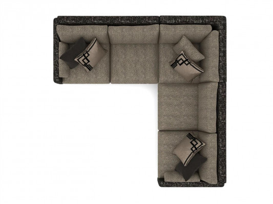 Luxus Design Ecksofa L-Form Couch Wunnzëmmer Eck Garnitur Ariichtung