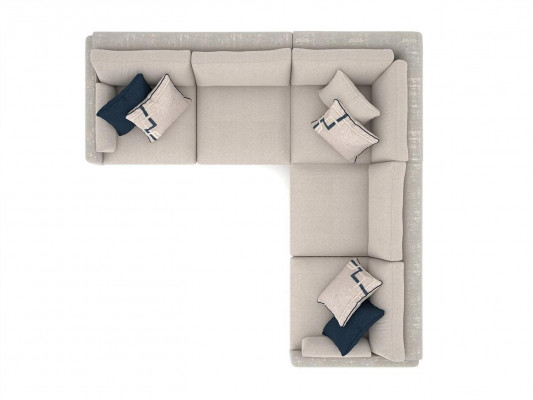 Ecksofa L-Form Sofa Canapé Design Wunnzëmmer Polster Textil Nei Eck Garnitur