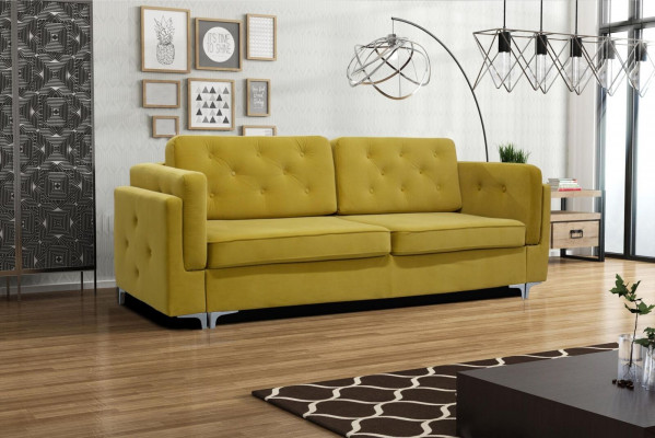 Miwwel Sofa Lieder Polster Stoff Textil Couch Sofas Luxus 3 Sëtzer Couch Polster