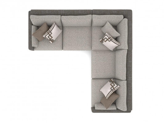 Luxus Miwwelen Eck Garnitur Wunnzëmmer Ariichtung Sofa Couch L-Form Nei