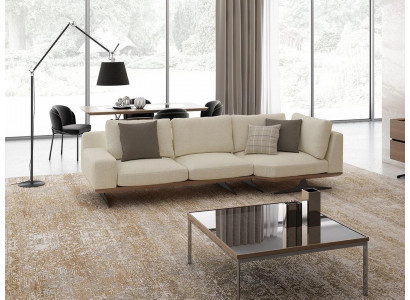 Wunnzëmmer Sofa Dräisëtzer Couch Polstermöbel Design Luxus Couchtablett Nei