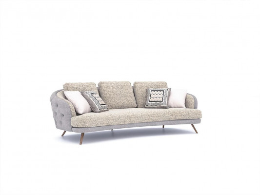 Chesterfield Miwwelen Sofastell Wunnzëmmer Set 5 Deeler Polstersofas Designer Fotell