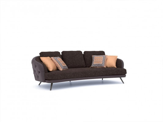 Komplett Polstermébel Modern Chesterfield Wunnzëmmer Dräisëtzer Sofaen
