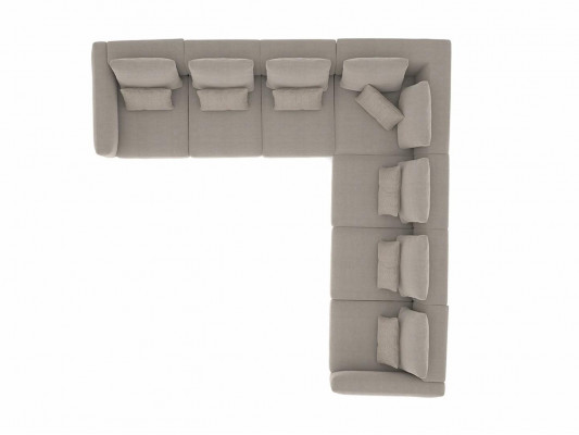 Wunnzëmmer Gro Sofa Canapé Polstermöbel Polstermöbel Nei Holz Buedzëmmerdësch