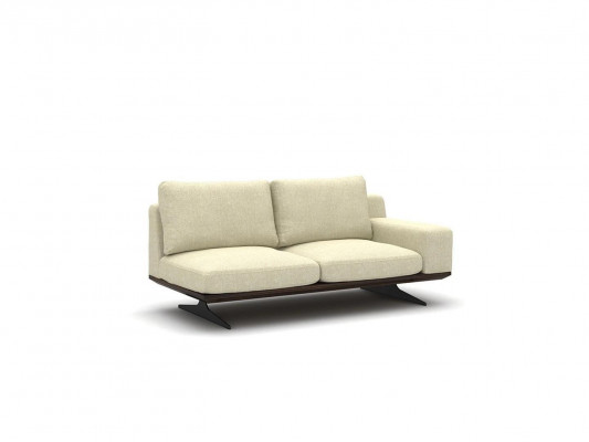 Design Ecksofa L-Form Textil Wunnzëmmer Dëscht Luxus Polstermiwwelen Nei