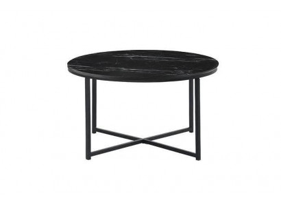 Couchtisch schwaarz Wunnzëmmer héichwäerteg modern minimalistesch Miwwelen nei Holz