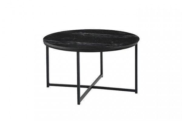 Couchtisch schwaarz Wunnzëmmer héichwäerteg modern minimalistesch Miwwelen nei Holz