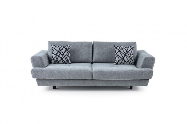 Wunnzëmmer Design 3-Sëtzer Grou Sofa Modern Luxus Stoffsofa Exklusiv