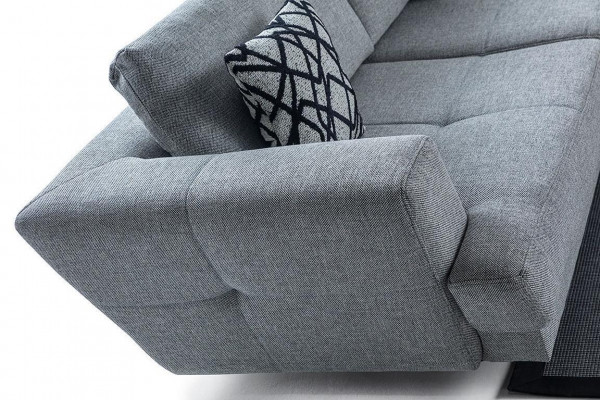 Wunnzëmmer Design 3-Sëtzer Grou Sofa Modern Luxus Stoffsofa Exklusiv