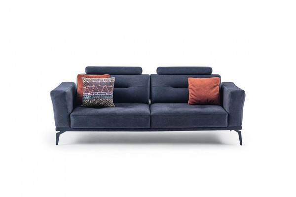 3-Plazeg Gro Modern Design Luxus Stoffsofa Wunnzëmmer Dräisëtzer Sofa