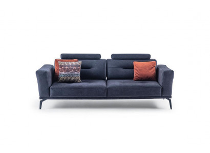 3-Plazeg Gro Modern Design Luxus Stoffsofa Wunnzëmmer Dräisëtzer Sofa