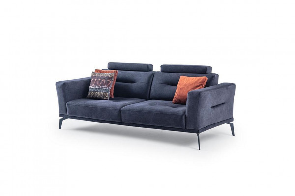 3-Plazeg Gro Modern Design Luxus Stoffsofa Wunnzëmmer Dräisëtzer Sofa