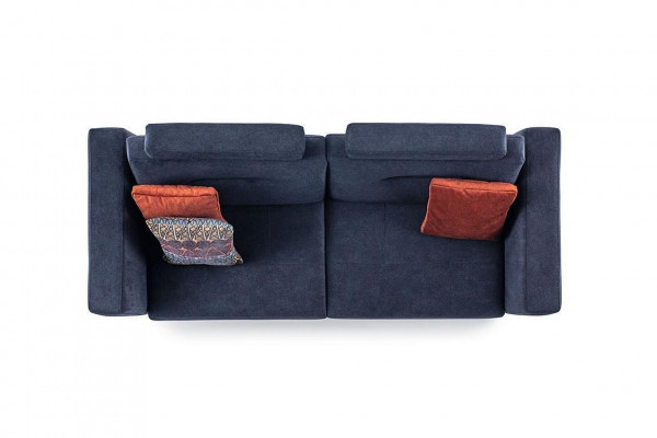3-Plazeg Gro Modern Design Luxus Stoffsofa Wunnzëmmer Dräisëtzer Sofa
