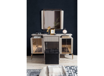 Perfekt Schlofkummer Set Schminktisch mat Spigel Design Luxus nei