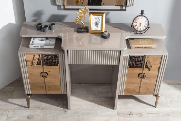 Perfekt Schlofkummer Set Schminktisch mat Spigel Design Luxus nei