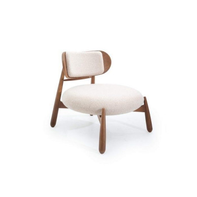 Fauteuil Modernen Design Wunnzëmmer Miwwelen beige Faarf Luxus Stil Neiegkeet