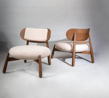 Fauteuil Modernen Design Wunnzëmmer Miwwelen beige Faarf Luxus Stil Neiegkeet