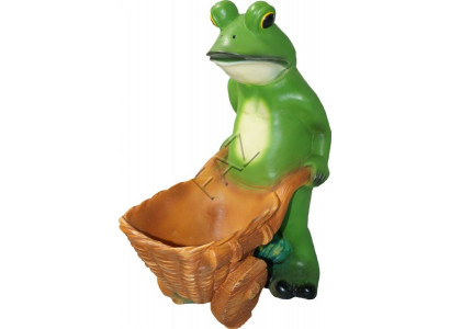 Design Frosch Figur Gaart Statue Skulptur Figuren Skulpturen Dekoratioun c652