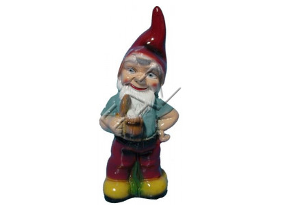 Design Zwerg Figur Gaart Statue Skulptur Figuren Skulpturen Dekoratioun Deko Nei