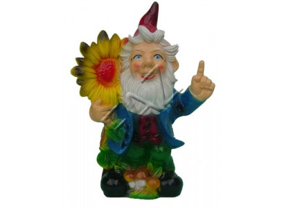 Design Zwerg Figur Gaart Statue Skulptur Figuren Skulpturen Dekoratioun Deko Nei