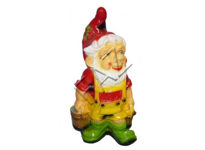 Design Zwerg Figur Statue Skulptur Figuren Skulpturen Dekoratioun Deko Neit Gaart