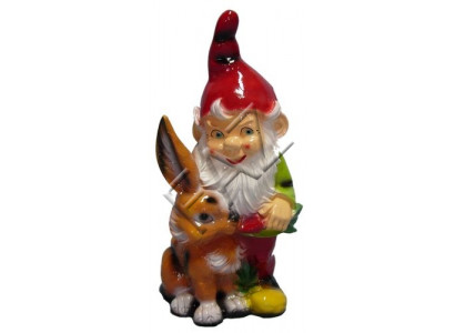 Design Zwerg Figur Gaart Statu Skulptur Figuren Skulpturen Dekoratioun Deko Nei