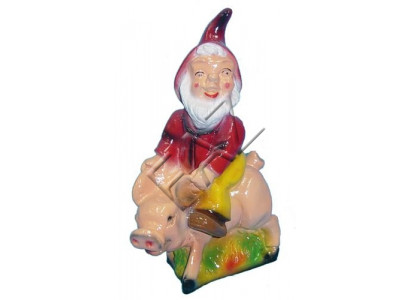 Zwerch Design Figur Gaart Statu Skulptur Figuren Skulpturen Dekoratioun Deko Nei