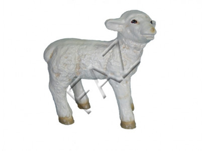 Design Schaf kleng Figur Gaart Statu Skulptur Figure Skulpturen Deko Nei