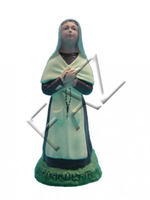 Maria Figur Gaart Statu Skulptur Figuren Skulpturen Dekoratioun Dekor Helleg
