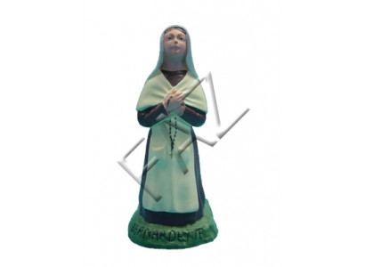 Maria Figur Gaart Statu Skulptur Figuren Skulpturen Dekoratioun Dekor Helleg