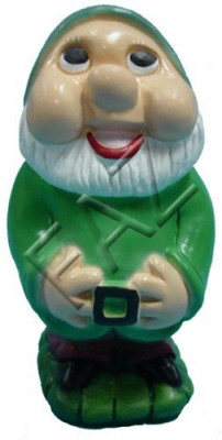 Design Zwerg Figur Gaartstatu Skulptur Figuren Skulpturen Dekoratioun Deko Nei
