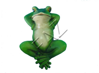 Design Frosch Figur Gaart Statue Skulptur Figuren Skulpturen Dekoratioun c377